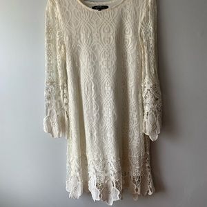 CROCHET MINI DRESS